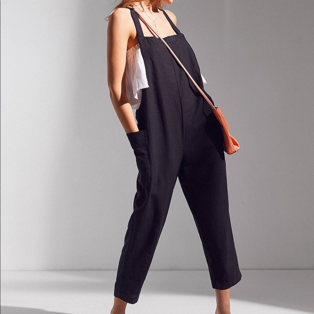 Urban outfitters Shapeless Linen Overall